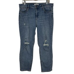 Judy Blue Jeans Skinny Fit Distressed Stretch sz 13/31